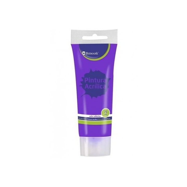 bote pintura acrilica 75 ml morado bismark 328524