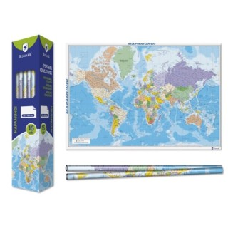 bismark poster mapamundi 70 x 100 cm