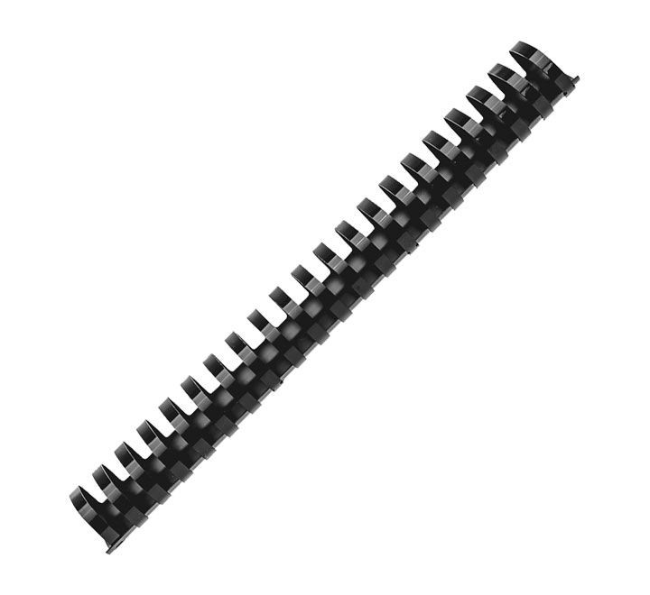 pack 50 canutillos fellowes plast. oval 45mm negro