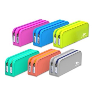 lagart portatodo silicona rectangular doble cremallera