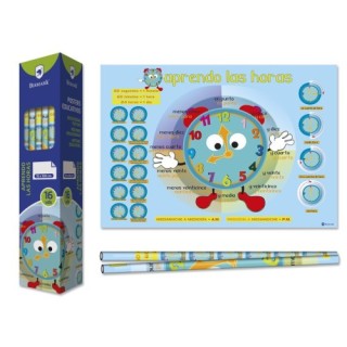 bismark poster aprendo las horas 70 x 100 Ñm