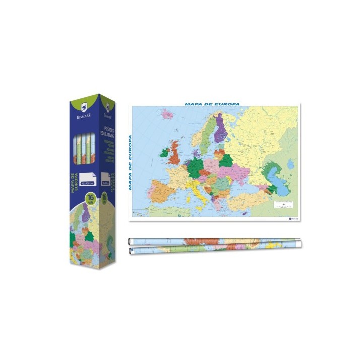 bismark poster mapa de europa 70 x 100 Ñm