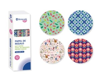 papel de regalo todo tiempo funny 100x300 cm bismark 329861