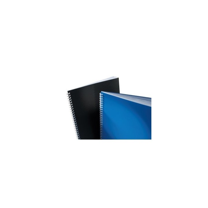 caja de 100 cubiertas polipropileno formato a4 de 500 micras color negro gbc esp425504