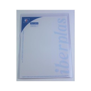 caja 50 fundas formato a3 u portadocumentos pvc cristal 150 micras iberplas 86q50