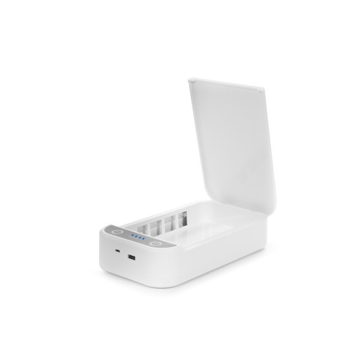 caja esterilizadora portatil con luz ultravioleta y aromaterapia. dam dmac0036