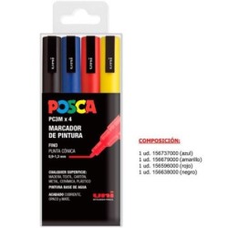 Estuche 4 Uds. Pc-3m Basic...