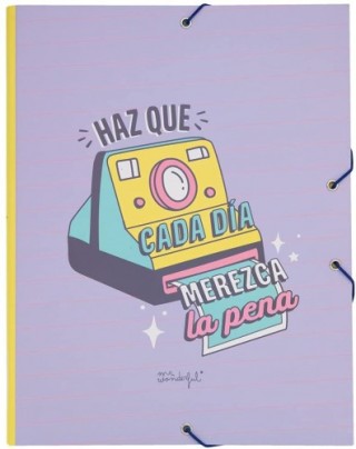 carpeta separadora - haz que cada dia merezca la pena mr wonderful woa11105es