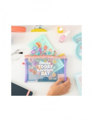 kit to decorate your diary - make today a brilliant day mr wonderful woa11108em