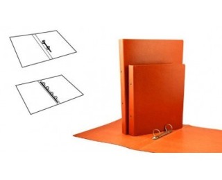 carpeta anillas redondas carton gofrado folio natural 2-a-25 mm. no 12 cuero redonda  mariola 5182n