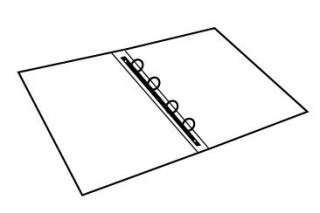 carpeta anillas redondas carton gofrado folio natural 4-a-25 mm. no 12 cuero redonda  mariola 5184n