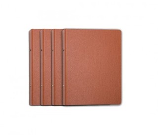 carpeta anillas redondas carton gofrado folio natural 4-a-40 mm. no 12 cuero redonda  mariola 0184n