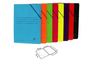 carpeta carton 500 gr. plastificado brillo folio goma solapa rojo mariola 1523ro