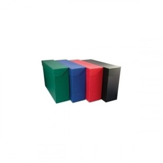 caja transferencia folio carton forrado en geltex (39x25,5 x11 cm) rojo mariola 1685ro