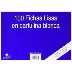 100 Fichas De Cartulina...