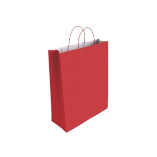 bismark 329827 bolsa de papel rojo