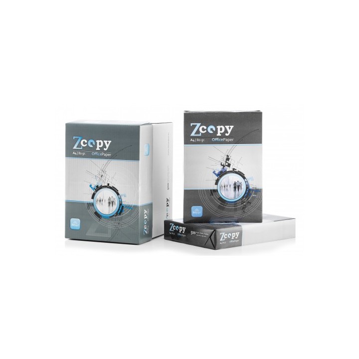 paquete 500h papel 80gr a4 zcopy cie 146 zcopy80gr