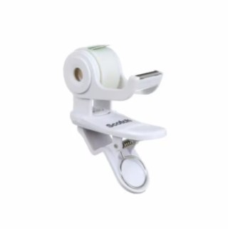 dispensador portarrollos clip&twist c19 blanco con rollo cinta invisible 19mm x 8,89m magic c19-clip