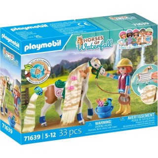 playmobil playmobil ellie con caballo
