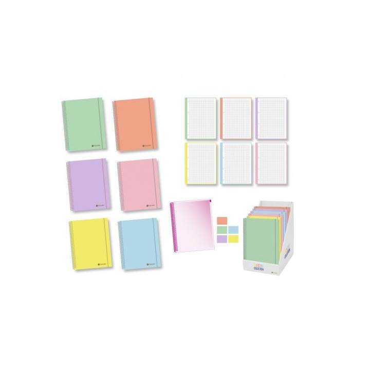 golden 327708 cuaderno y block a4 120 hojas multicolor
