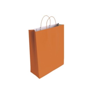 bismark 329835 bolsa de papel naranja