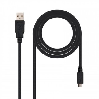 nanocable cable usb 2.0, tipo a/m-micro usb b/m, 0.8 m