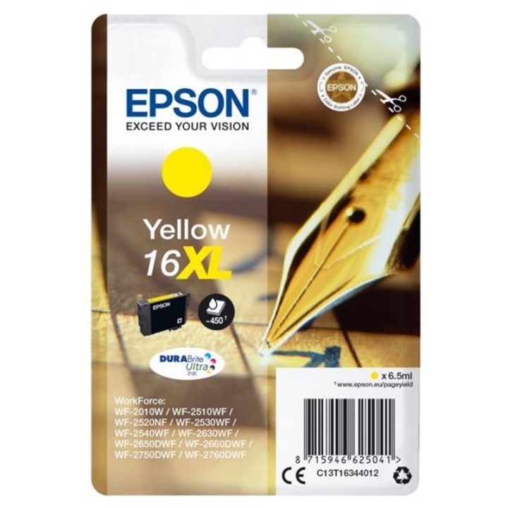 epson cartucho t1634xl amarillo