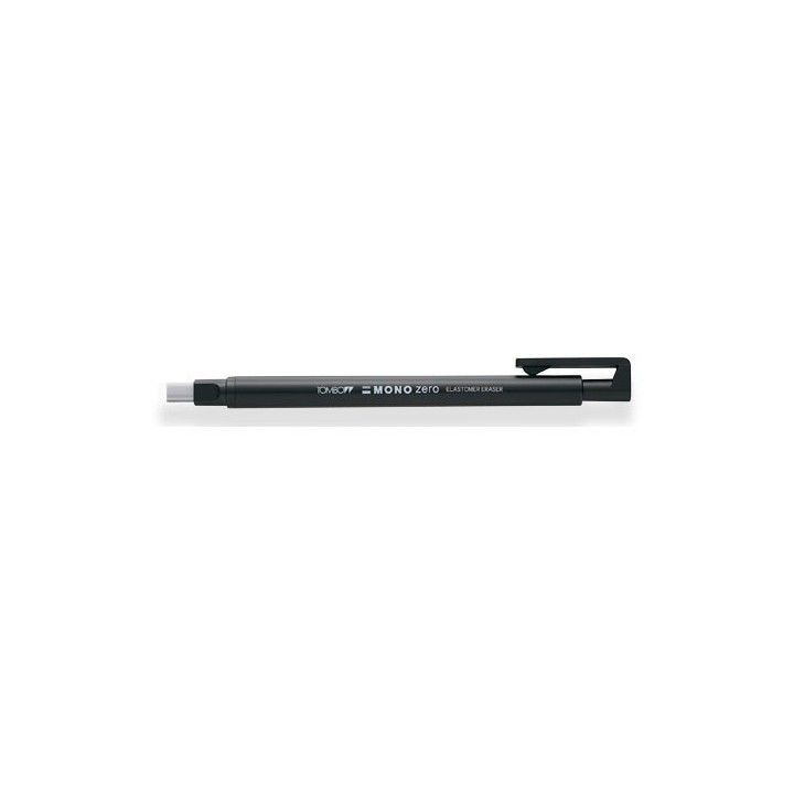 tombow borrador de precision punta rectangular 2,5 x 5 mm. cuerpo negro tombow eh-kus11