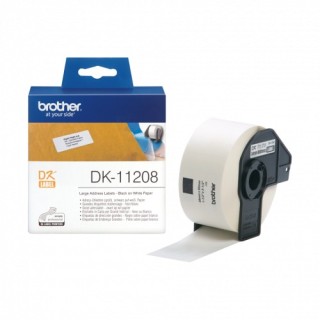 brother  brother etiquetas de direccion grandes 38mmx90mm, 400 unidad