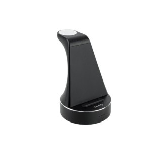 tooq tooq base de carga inalambrica para apple watch y iphone/smartphone, negro