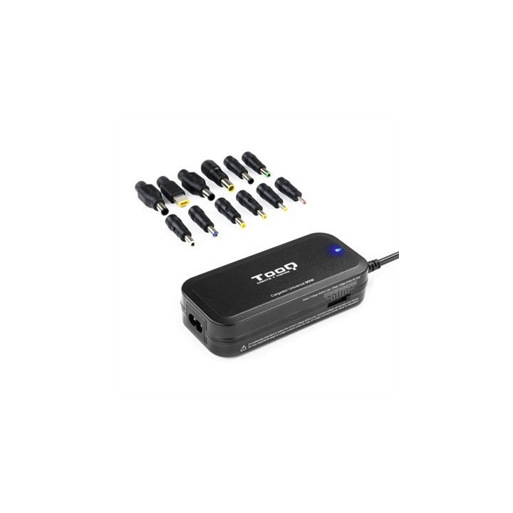 tooq cargador portatil universal tooq tqlc - 90bs02m 90w 1 x usb 12c negro