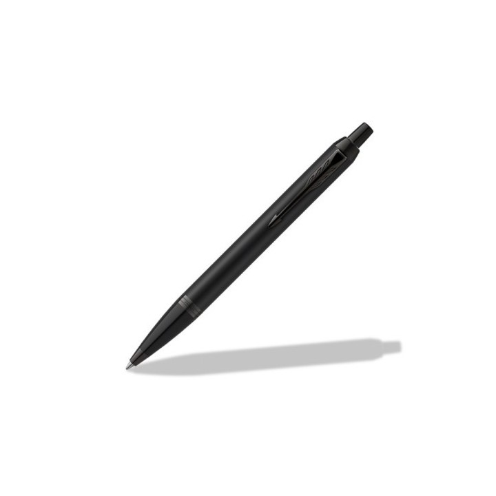 parker boligrafo im cuerpo negro mate/adornos negros medium parker 2127618