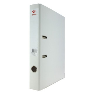 grafoplas archivador palanca 45 color blanco a4 lomo estrecho 290x320x55 grafoplas 17269370