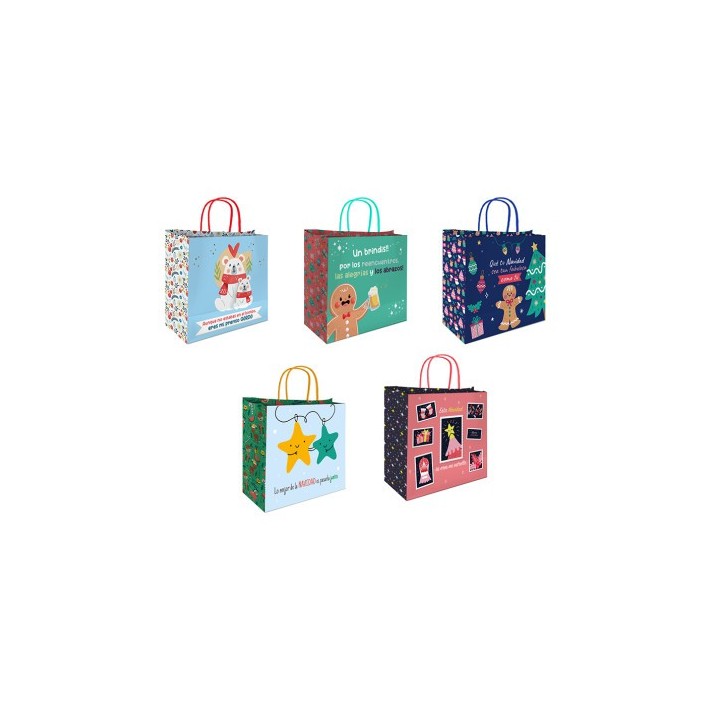 bismark bolsa celulosa navidad mensajes bismark 331663