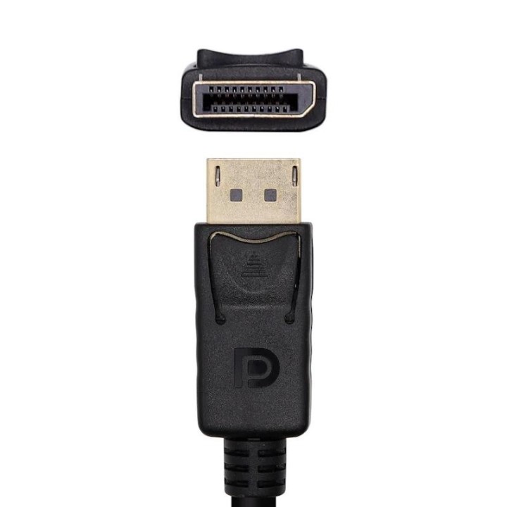 aisens cable dp v1.2 4k@60hz dp/m-dp/m negro 2.0m