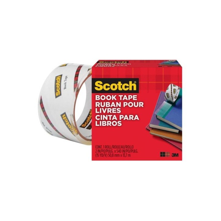 scotch rollo cinta reparacion de libros 50,8 mm x 13,7 mts scotch 7010408215