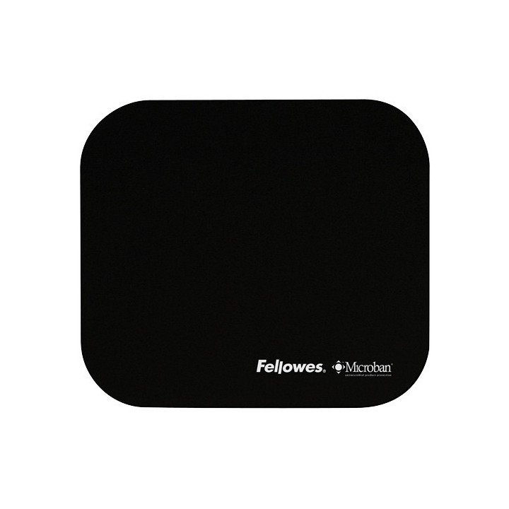 fellowes alfombrilla raton negro con proteccion microban fellowes 5933907
