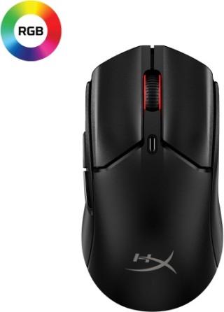 hyperx hp hyperx pulsefire haste 2 mini: raton gaming inalambrico (negro)