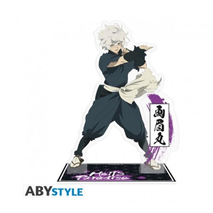 abystyle figura acrilica abystyle hells paradise gabimaru