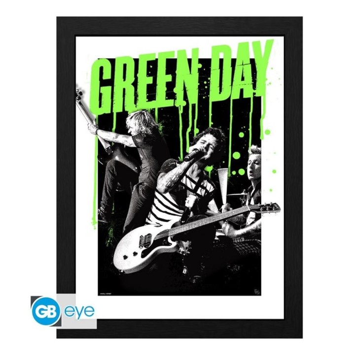 gb eye impresion enmarcada gb eye green day live