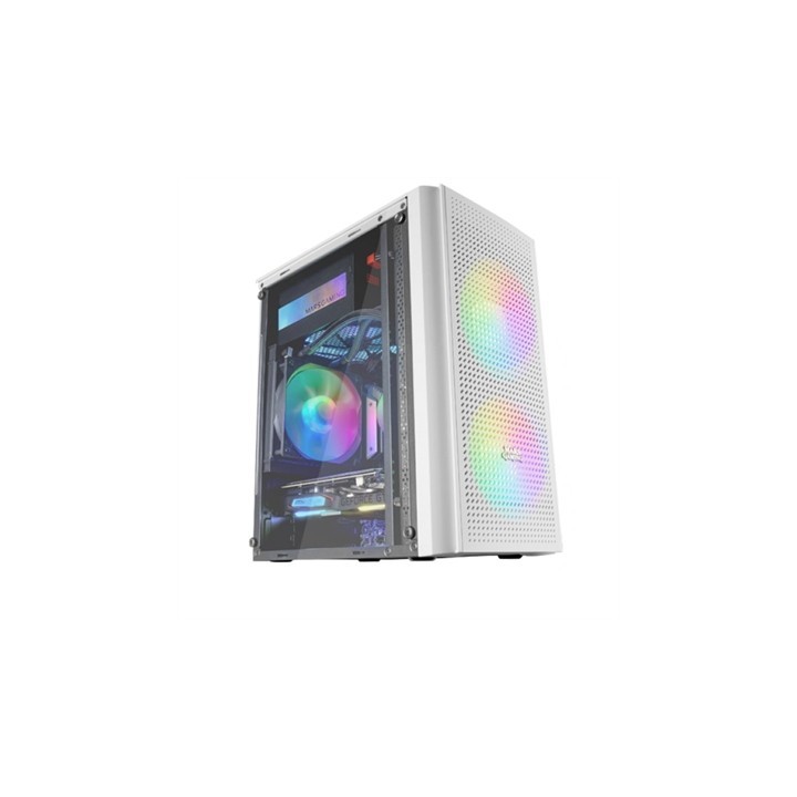 mars gaming caja ordenador mars gaming mc300w white micro - atx 1 x usb 3.0 2 x usb 2.0 3 x 120mm fr