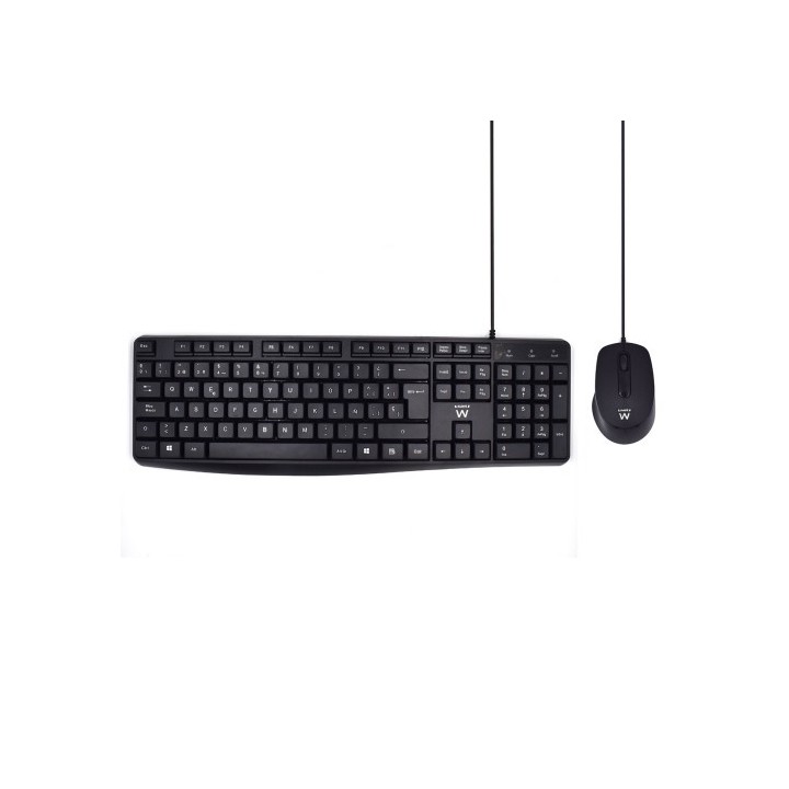 ewent ewent ew3006 teclado usb qwerty espanol negro
