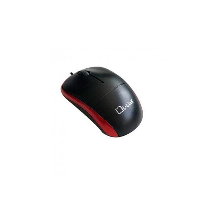 raton l-link optico usb ll-2080-r negro rojo