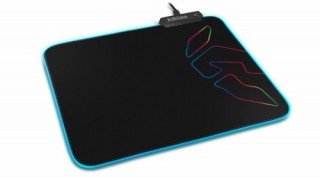 krom krom knout rgb negro alfombrilla de raton para juegos