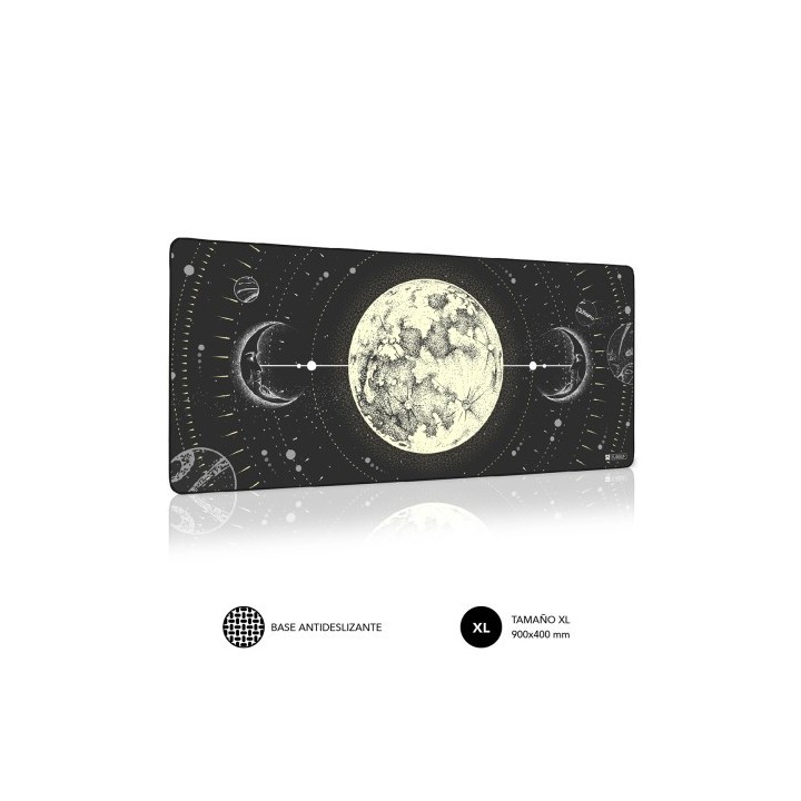 subblim subblim alfombrilla raton lunar xl mouse pad 900x400x3