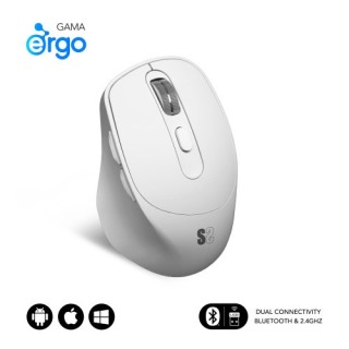 subblim subblim raton curve ergo dual mouse battery black
