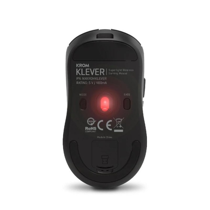 krom klever raton gaming superligero wireless ngro