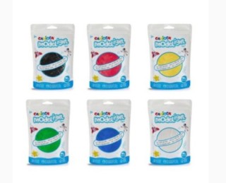 carioca estuche 6 uds pasta de modelar carioca modelight 100g variadas carioca 52005