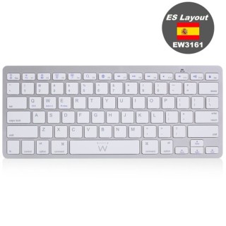 ewent teclado ultradelgado bluetooth ewent ew3161 para tablet formato espana