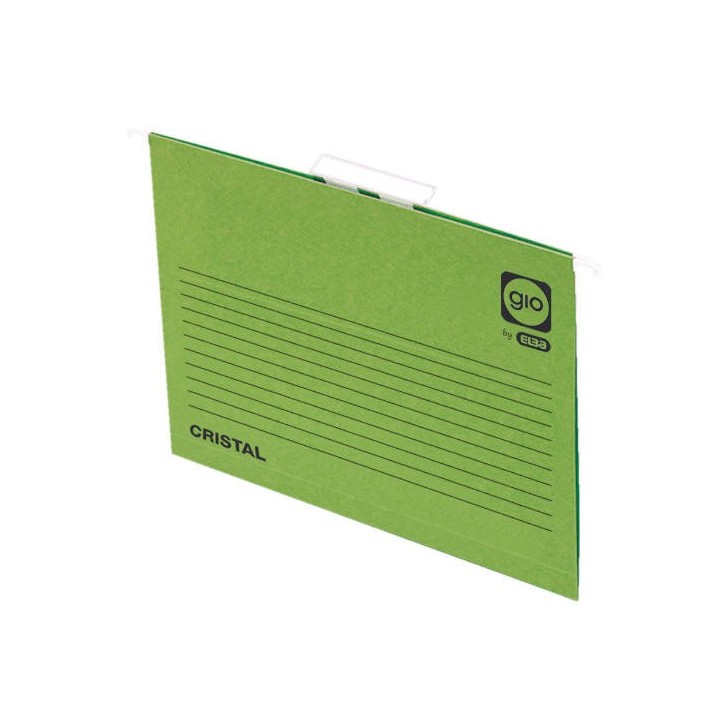 gio carpeta colgante cajon visor corto cristal folio lomo v color verde gio 400021957